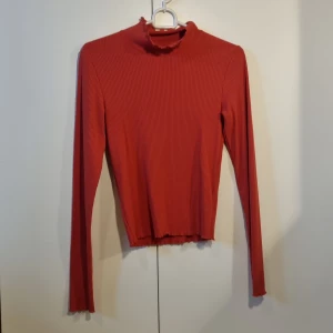 Ribbad polotröja - Fin ribbad polotröja från bikbok. Sällan använd.