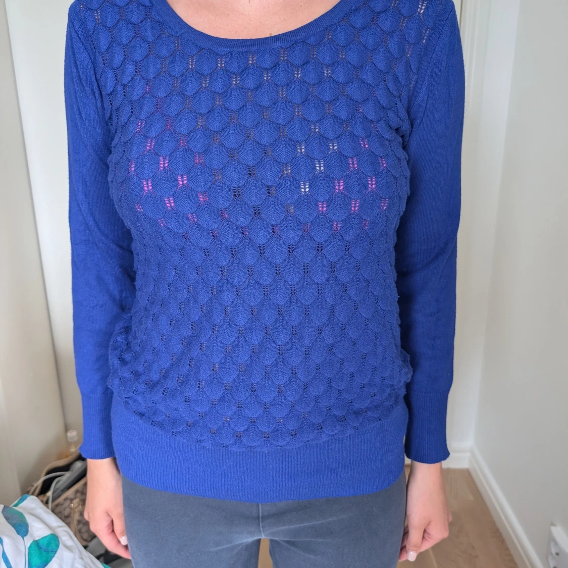 Fin långärmad med design