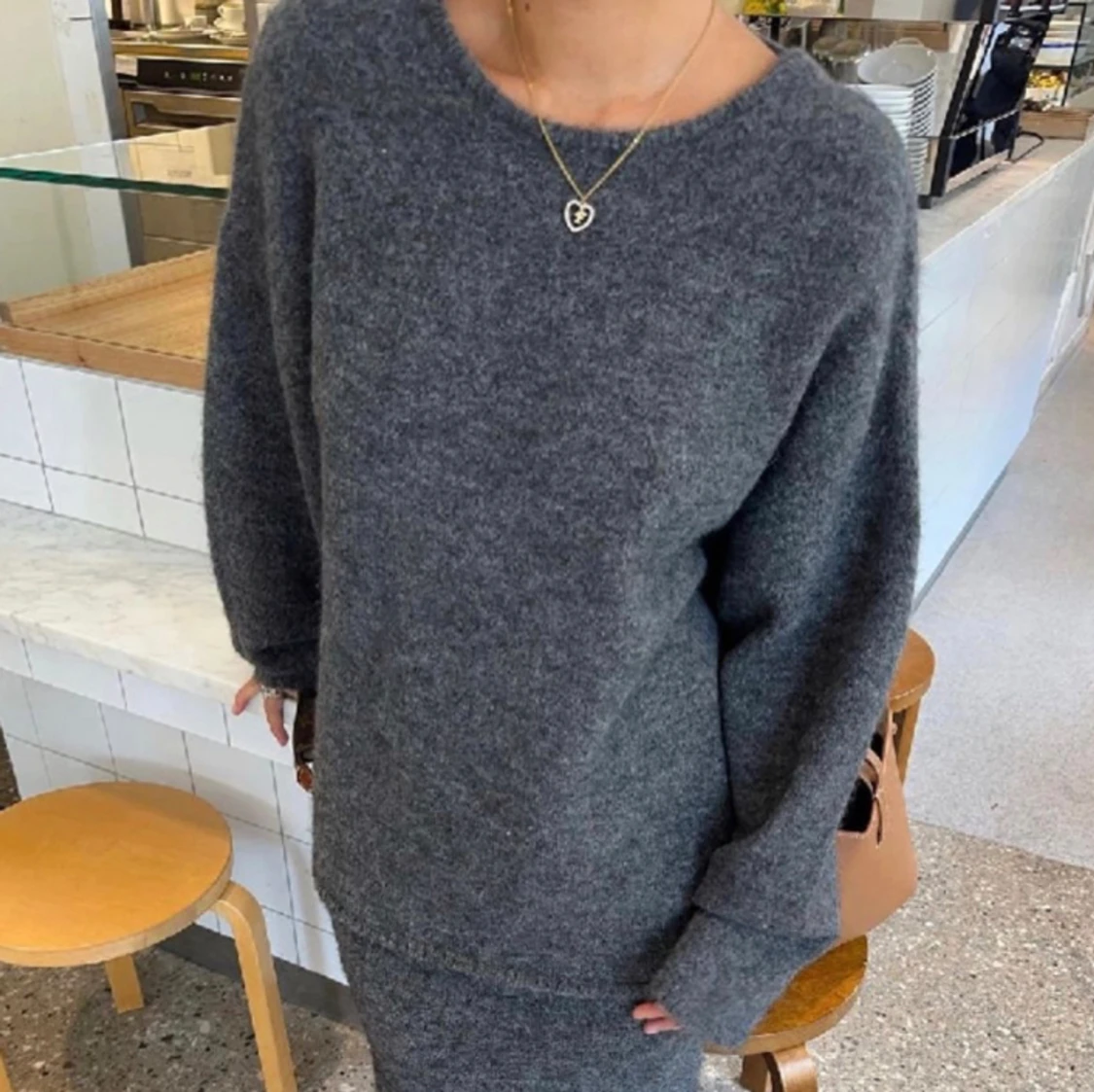 Öppen rygg tröja - 90