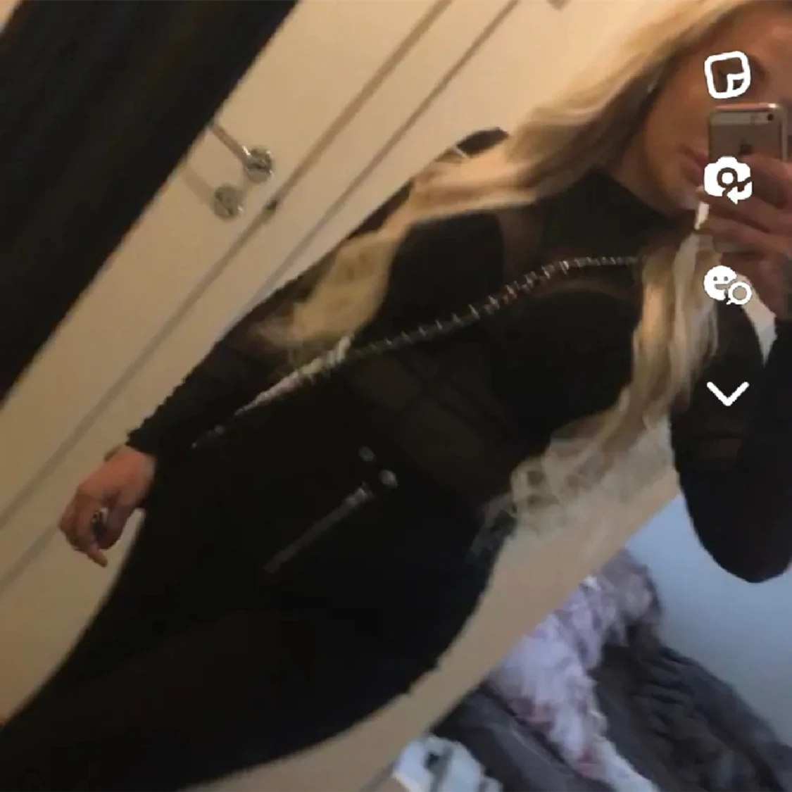 Seethrough blus - 90