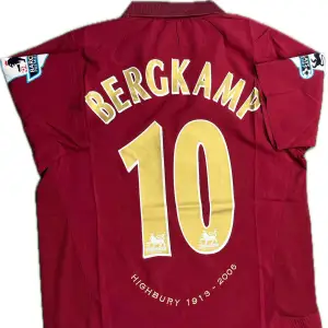 Arsenal 05-06 hemma Bergkamp 10 storlek M, reprint! 