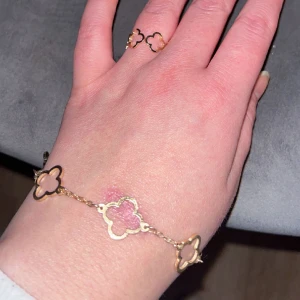 Van cleef arband och ring doppad i guld - Oanvänd supersnygga! 