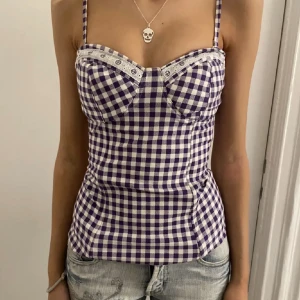 Rutig korsett  - Söt topp 