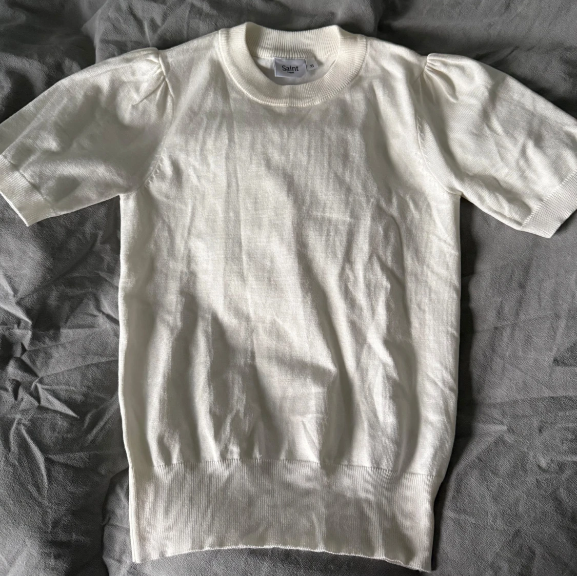 Vit stickad topp från Saint Tropez - 3