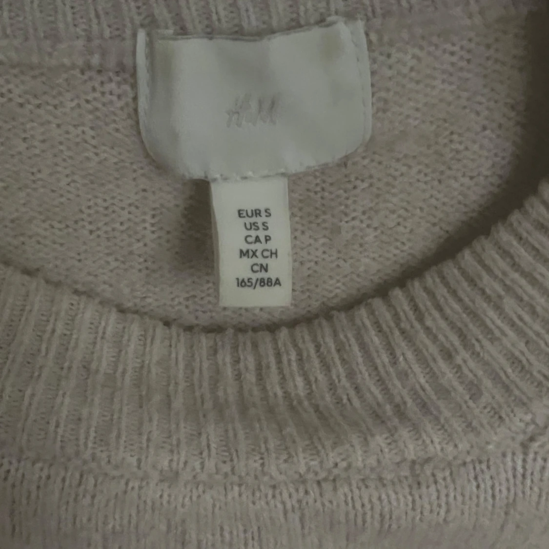 Beige stickad tröja från H&M - 2