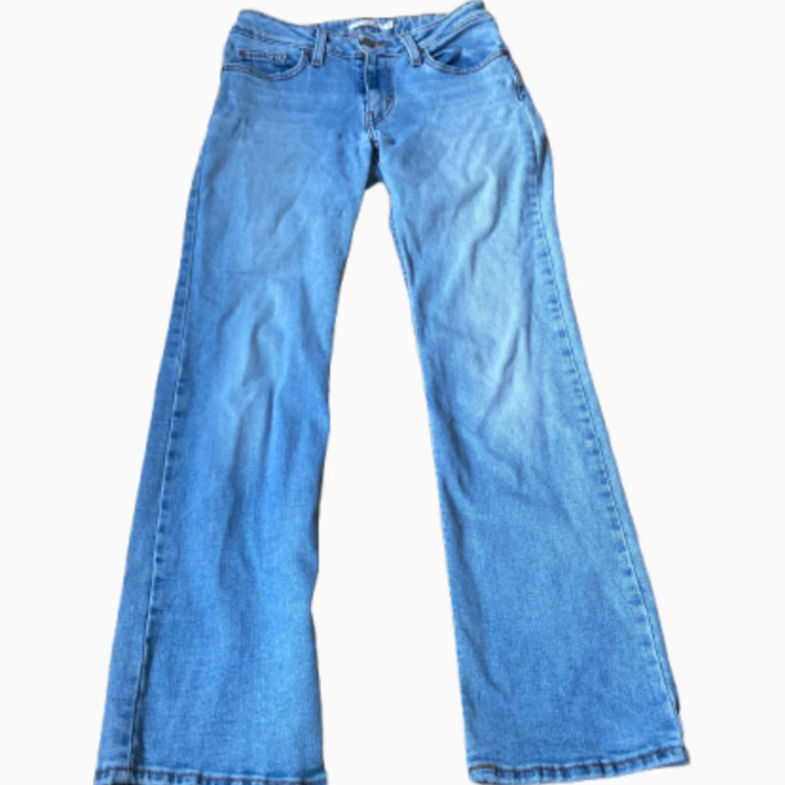 Super lågmidjade jeans blåa och mörkgråa - 1