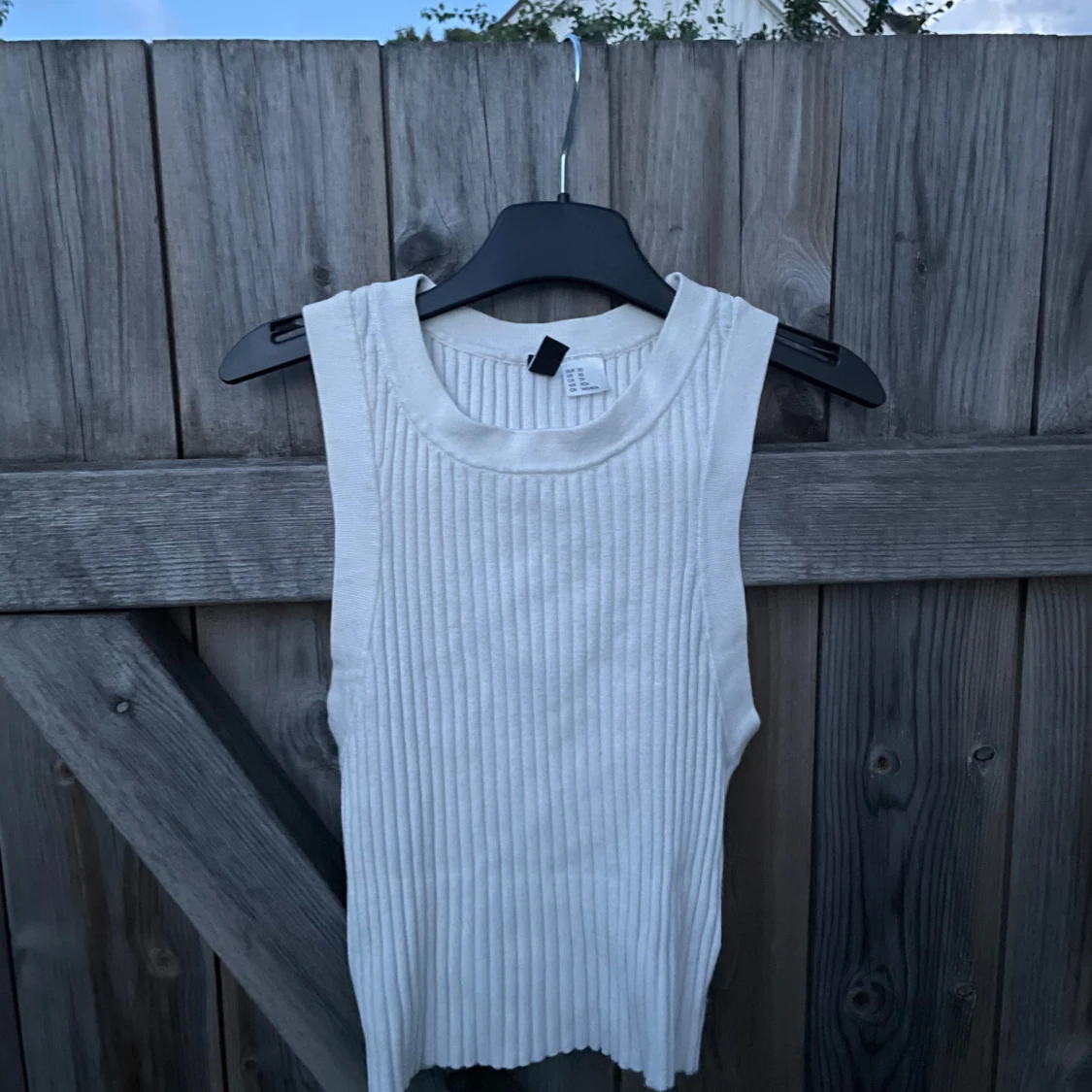 Vit linnetopp från H&M