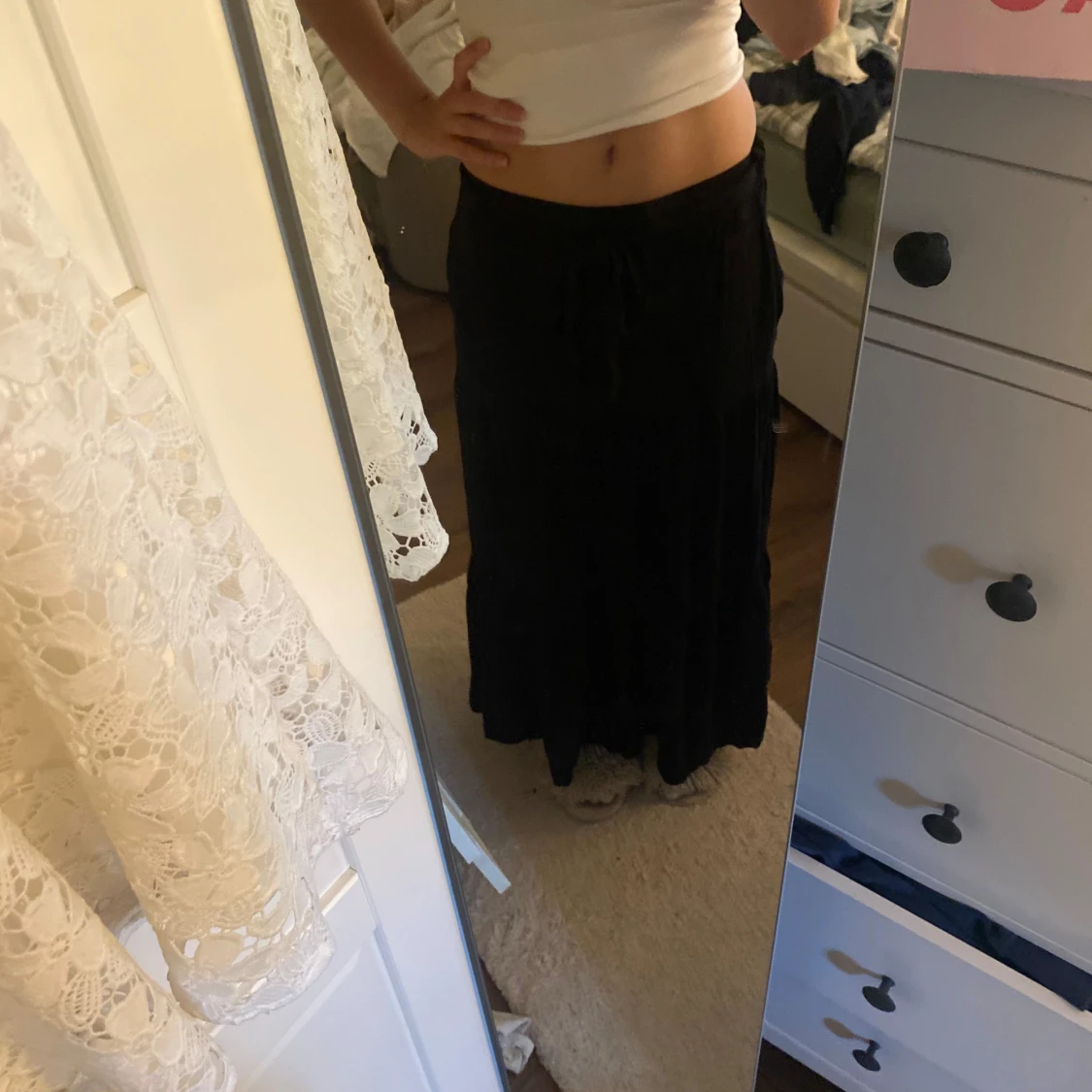 Svart långkjol 