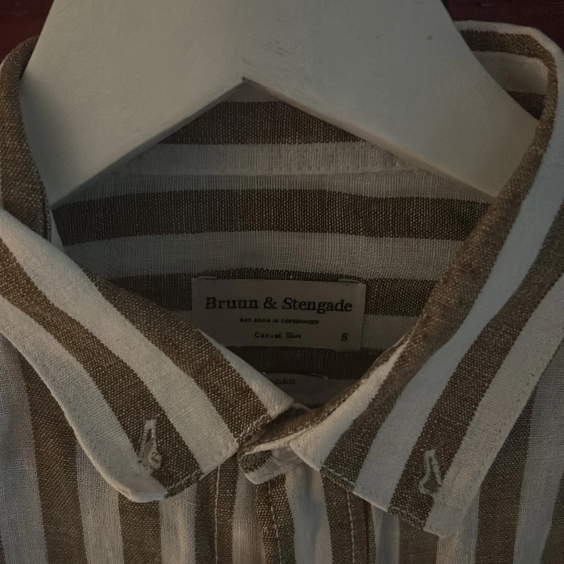 Randig linneskjorta från Bruun & Stengade - 2