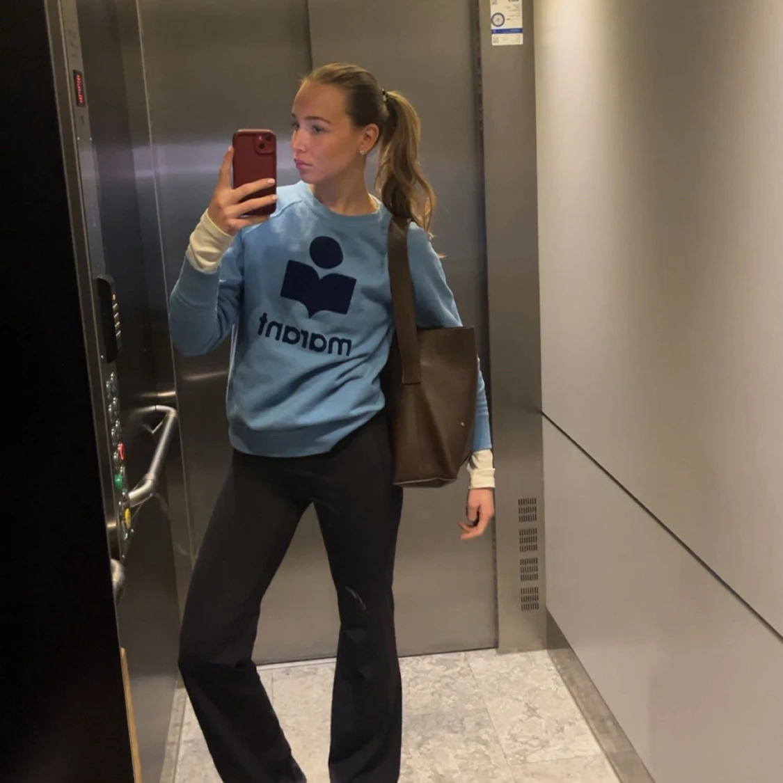 Blå sweatshirt från Isabel Marant - 2