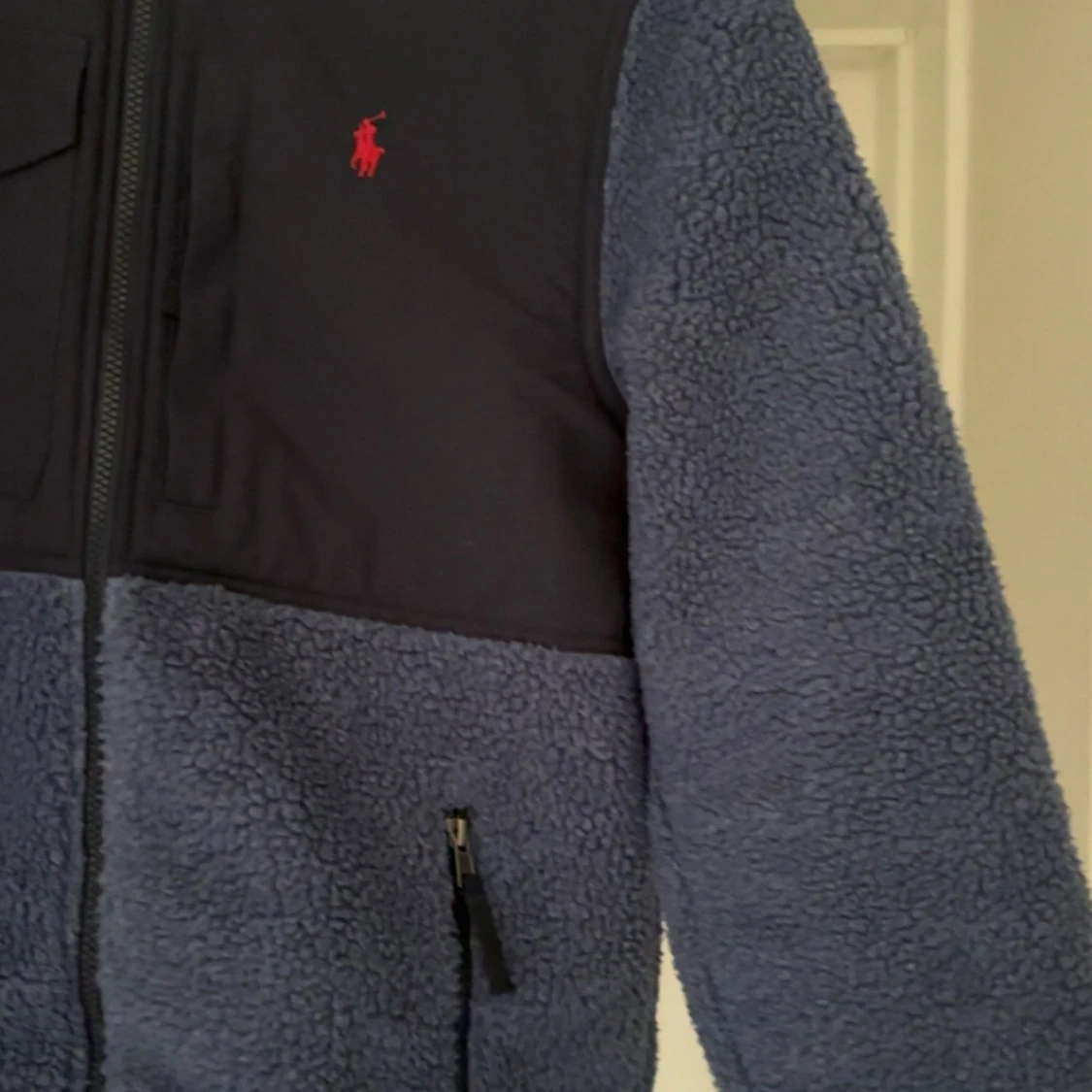 Blå teddyjacka från Polo Ralph Lauren - 1