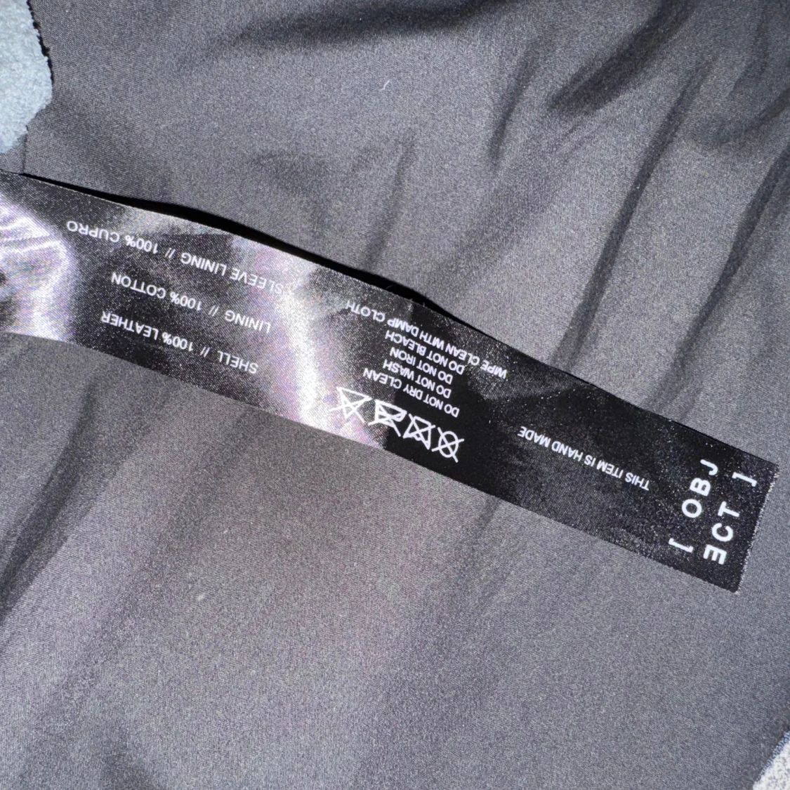 Handgjort skinnjacka från OBJECT London - 3