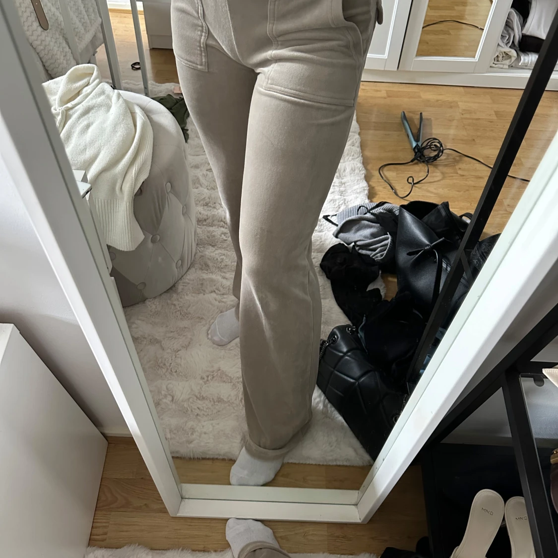 Beige mjukisbyxor Juicy Couture XXS - 3