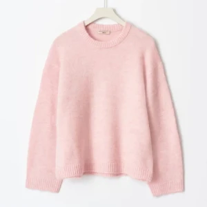 Rosa stickad - Strl M, ny med lappar kvar💕