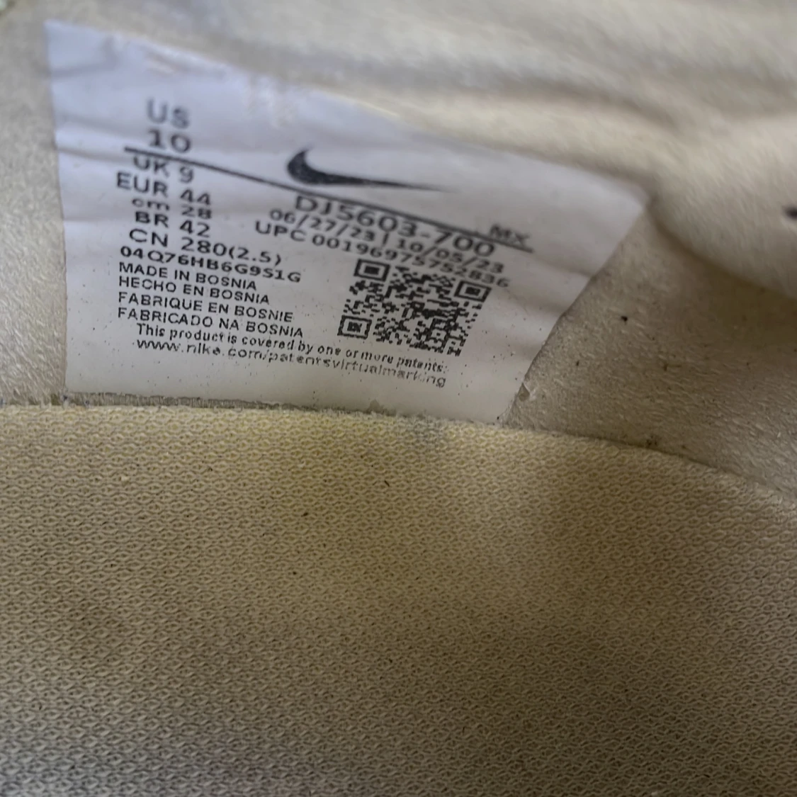 Nike Mercurial fotbollsskor beige/svart - 2