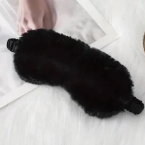 Svart fluffigt diadem - Helt ny