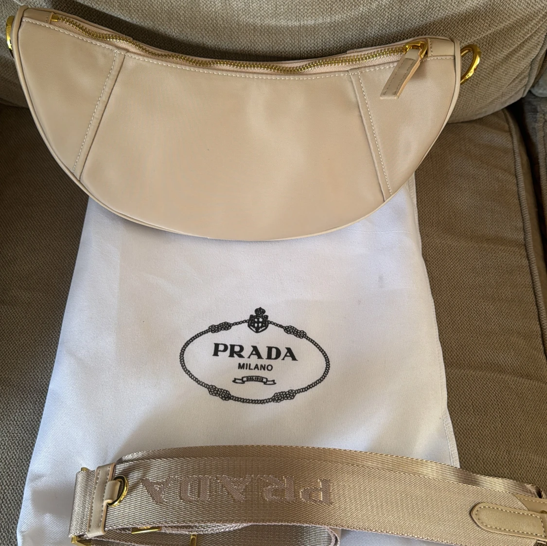 Beige Prada Re Edition - 1