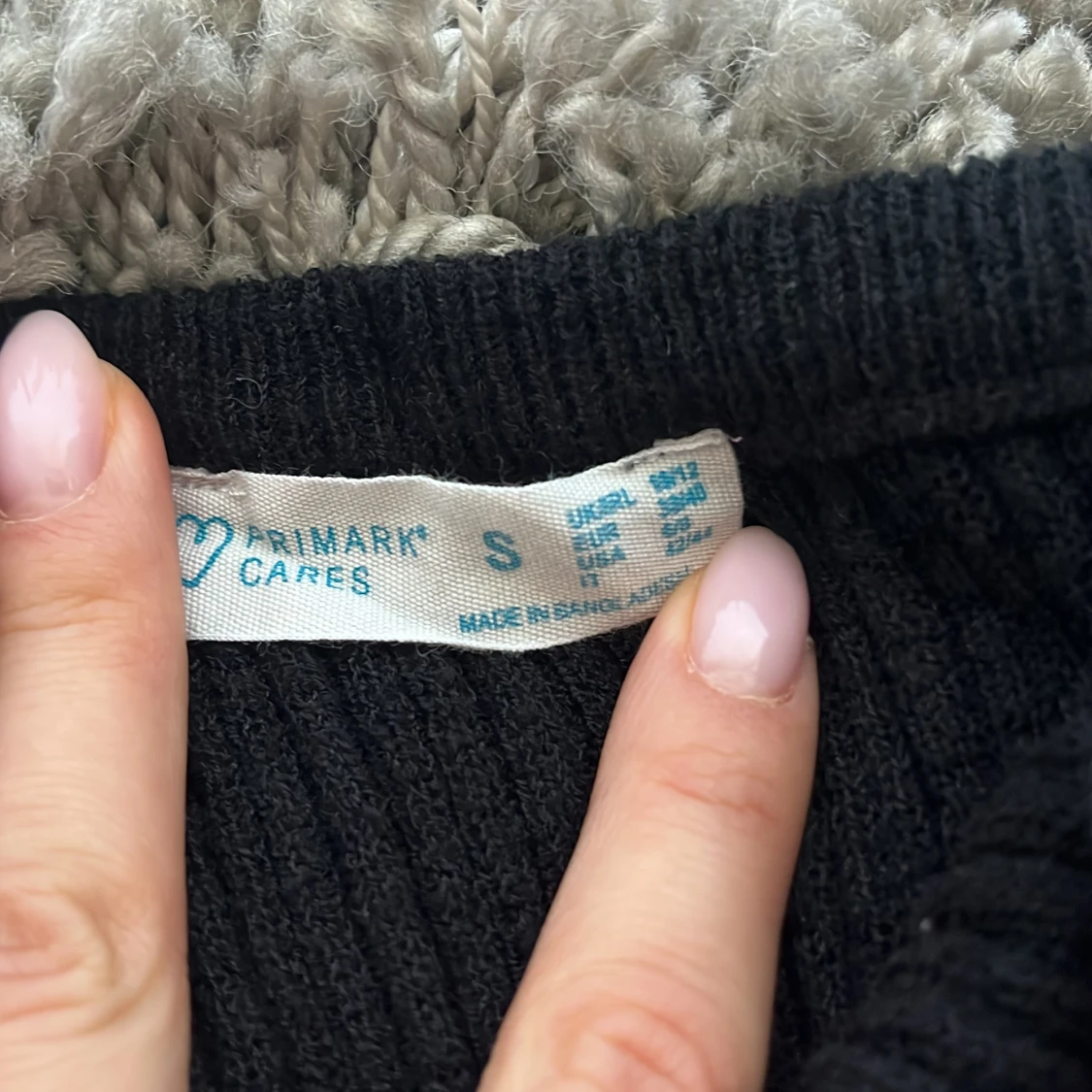 Svart ribbad långkjol från Primark - 3