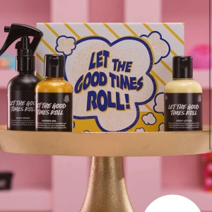 Let The Good Times Roll kroppsvårdset - säljer alla tre för 380 kr! FULL body lotion, spray och duschtvålen. 
