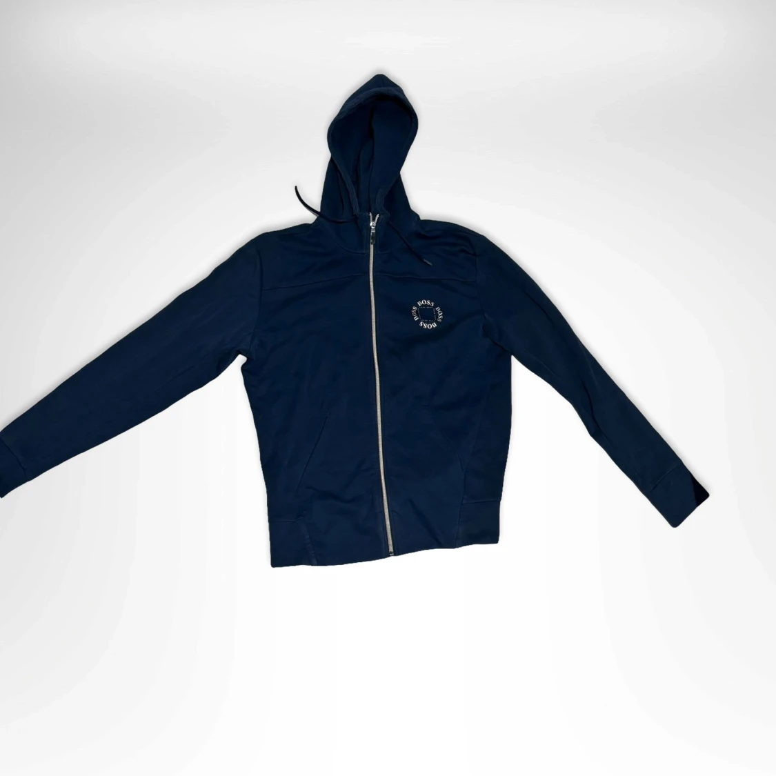 Mörkblå hoodie från Hugo boss