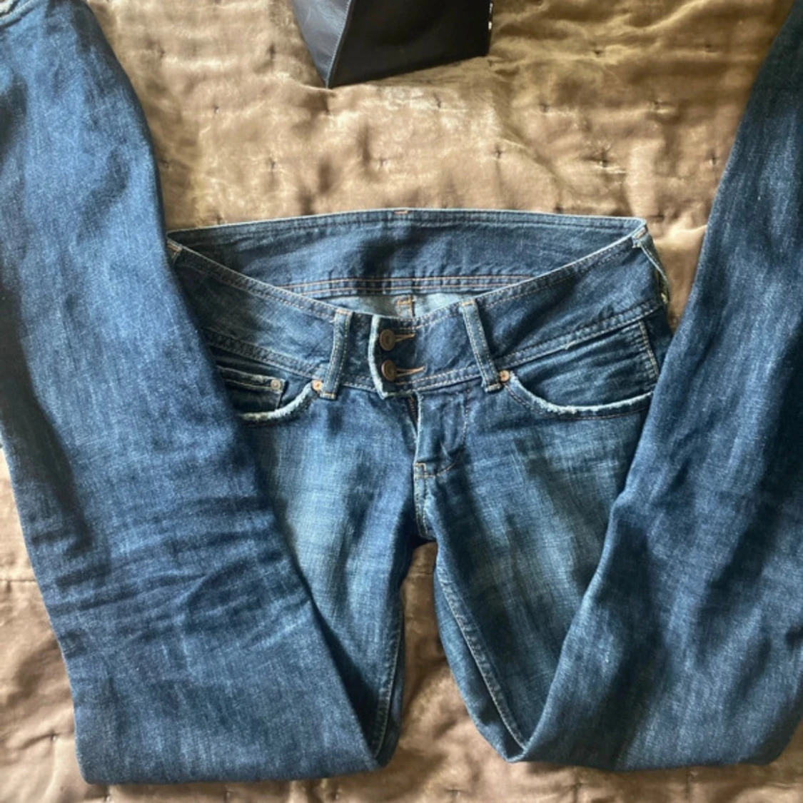 Blå Replay jeans med bootcut - 1