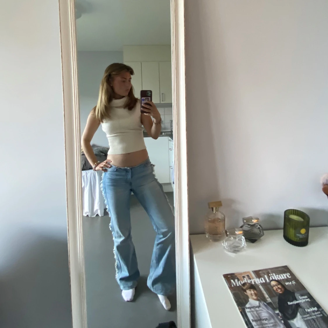 Stickad polotröja  - 1