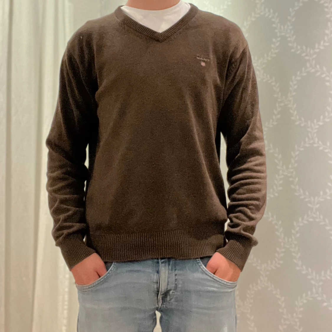 Brun stickad tröja från GANT