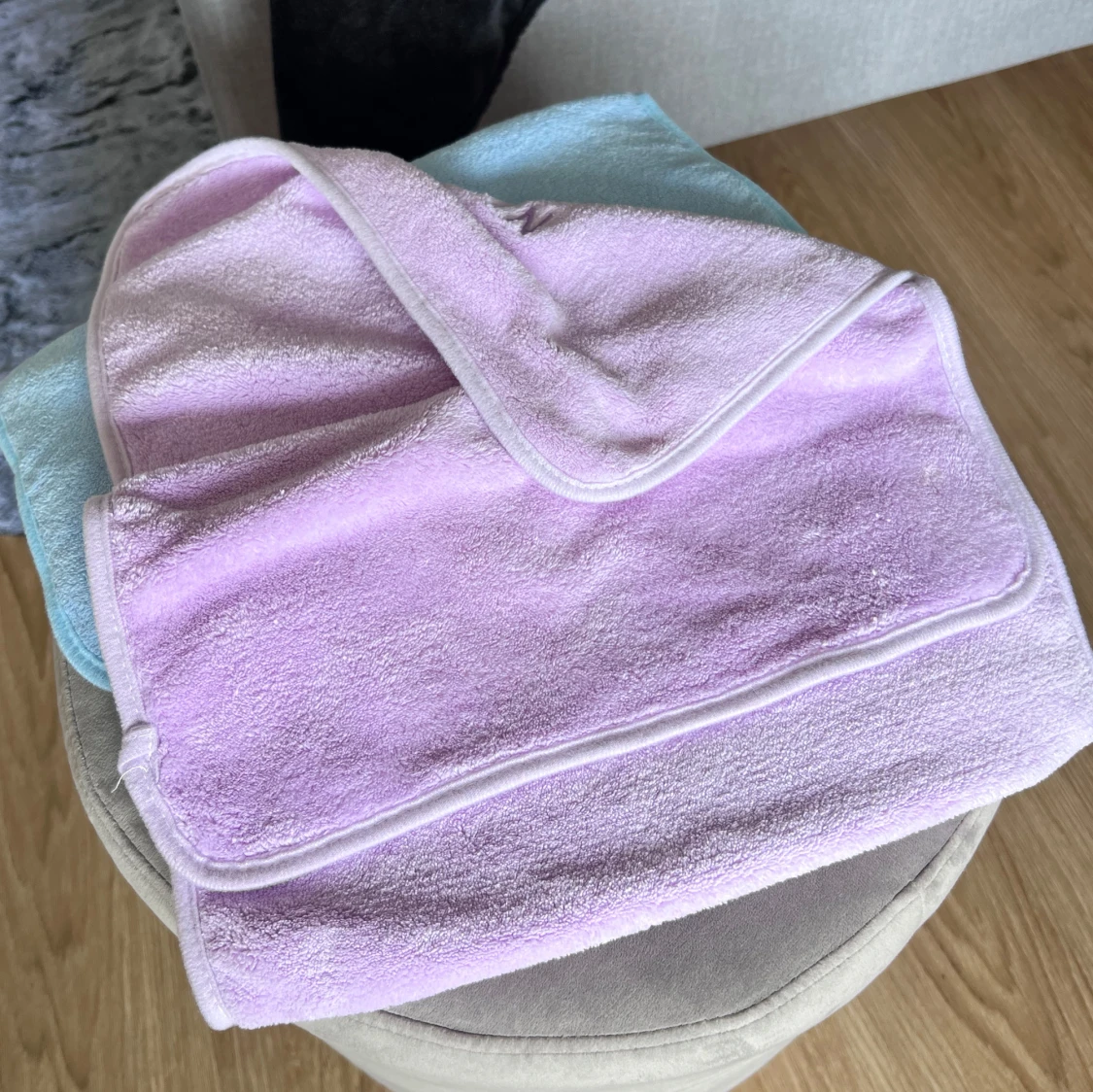 Handdukar i blå och lila - 1