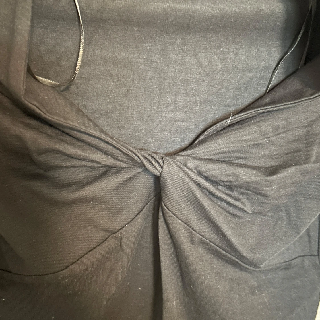 Svart långärmad topp  - 1