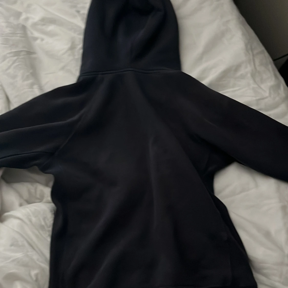 Marinblå hoodie Russedress XS - 1