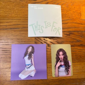 Twice Sana pre order set - Pre order benetif photocard och postcard i kuvert från Twice- This Is For album