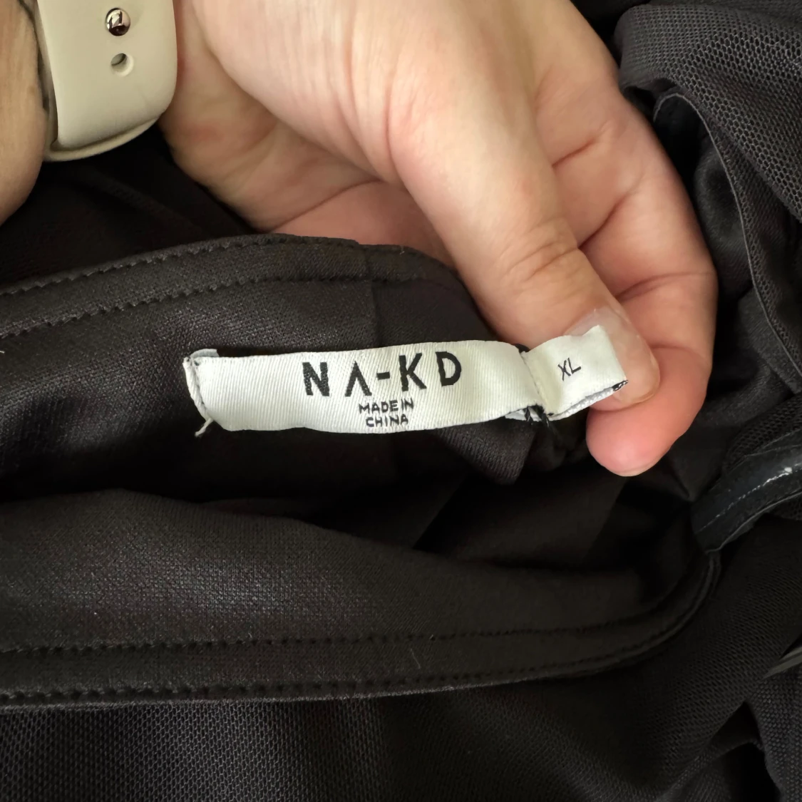 Svart miniklänning mesh nakd - 2