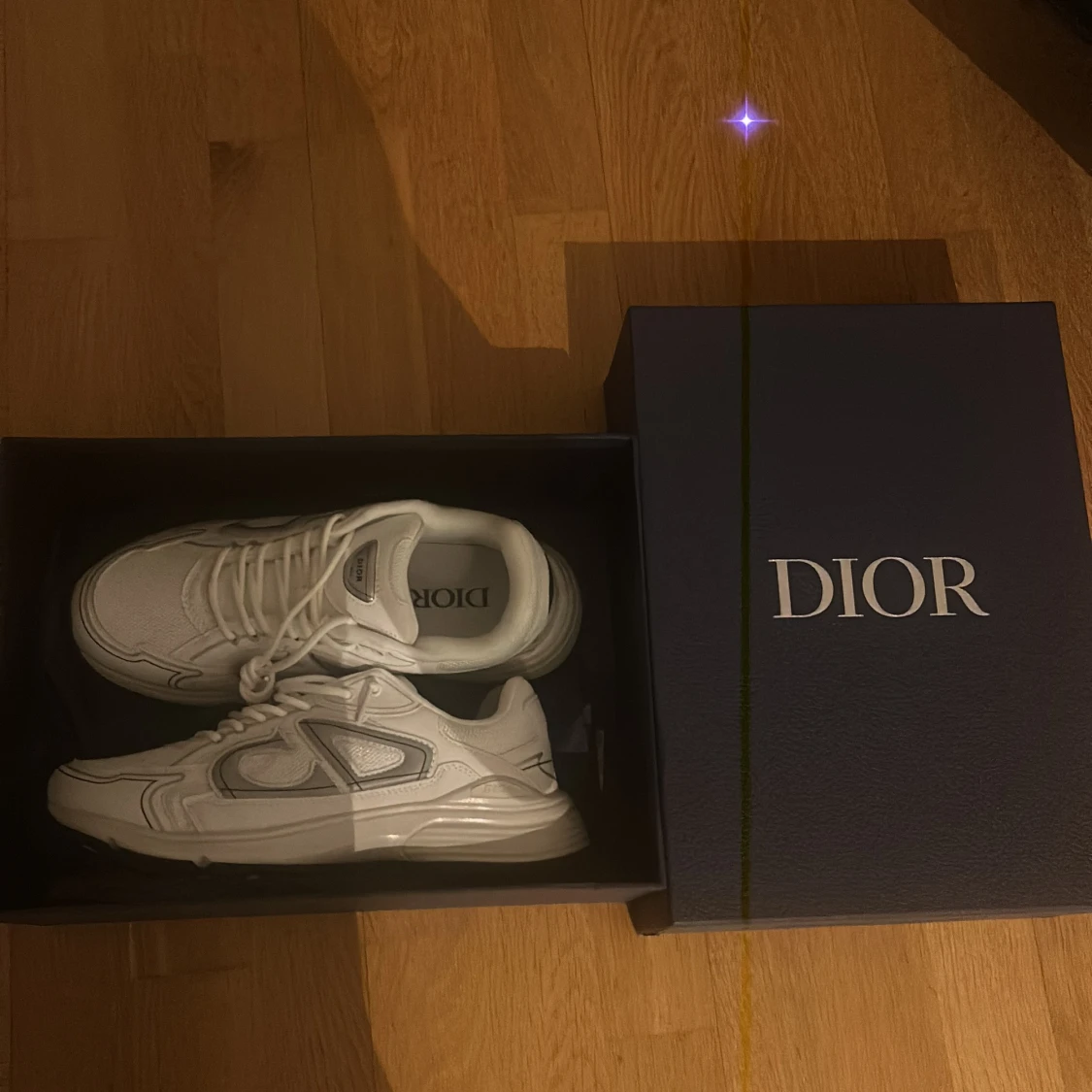 Vita sneakers från Dior (b30)