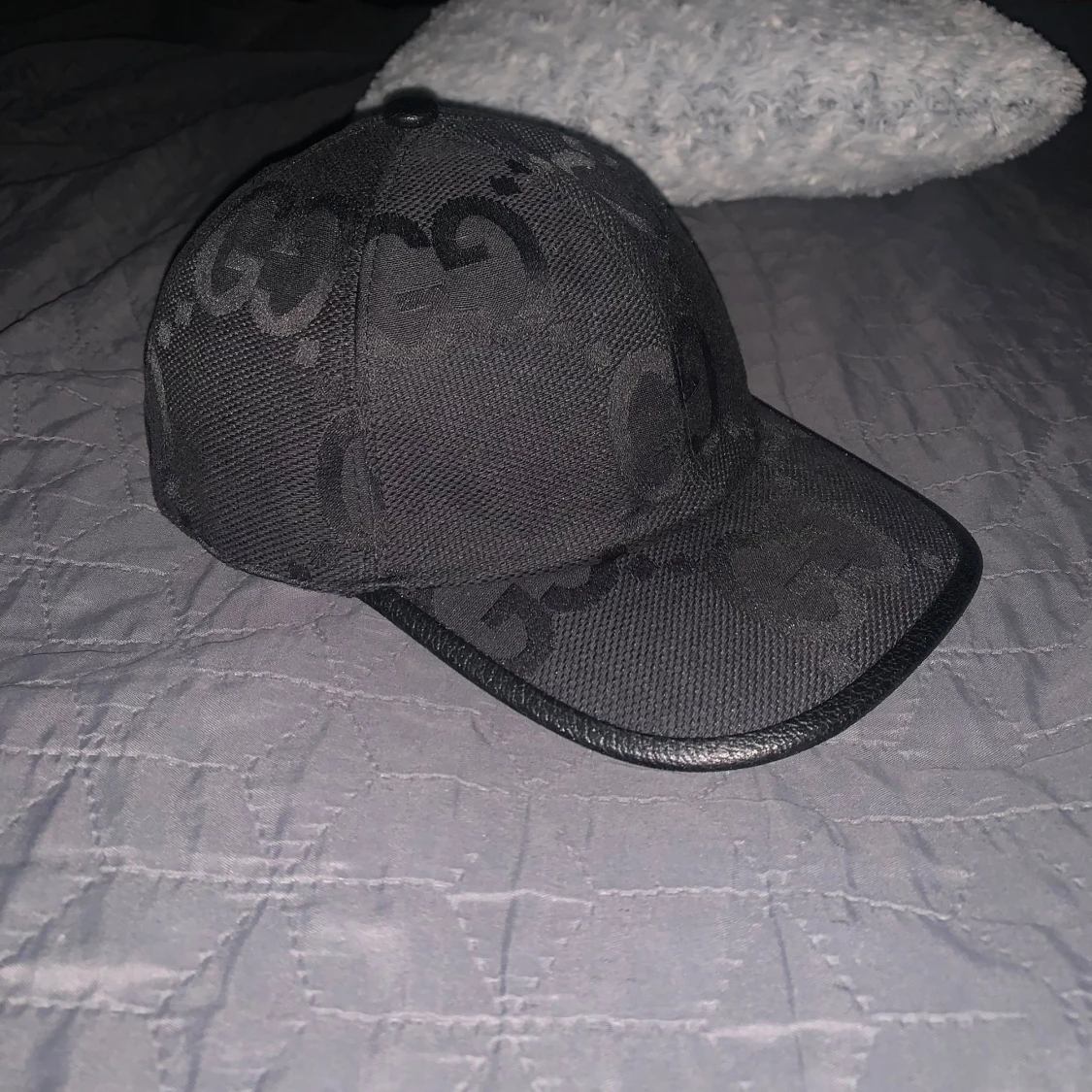 Svart Gucci Jumbo Keps - 1