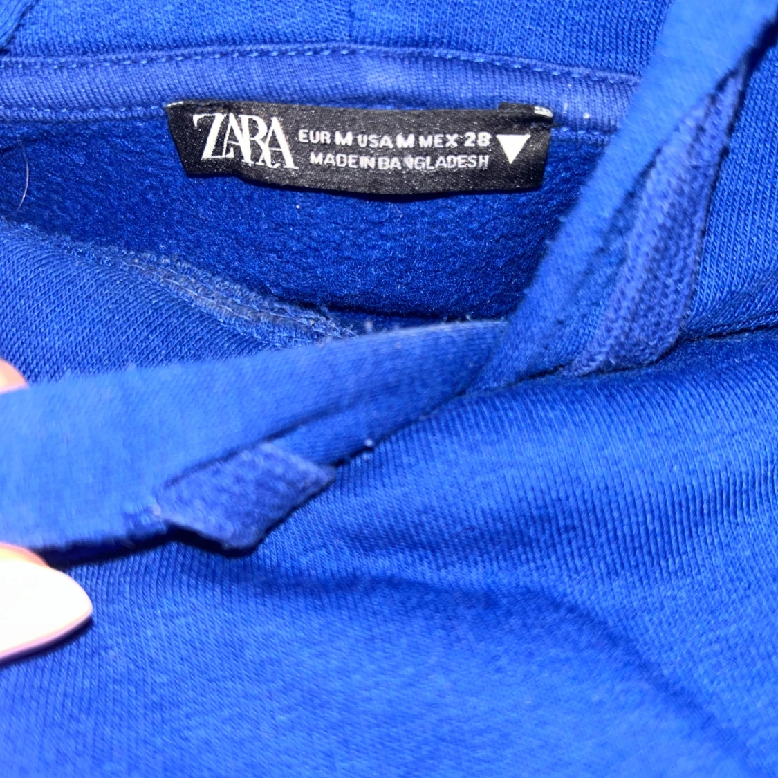 Blå hoodie från ZARA - 1