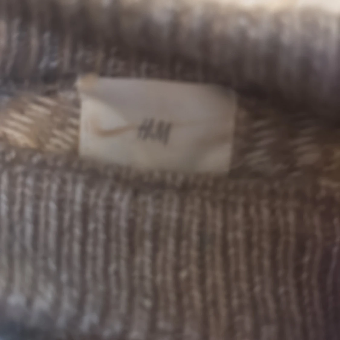 Beige stickad tröja med mönster H&M - 2