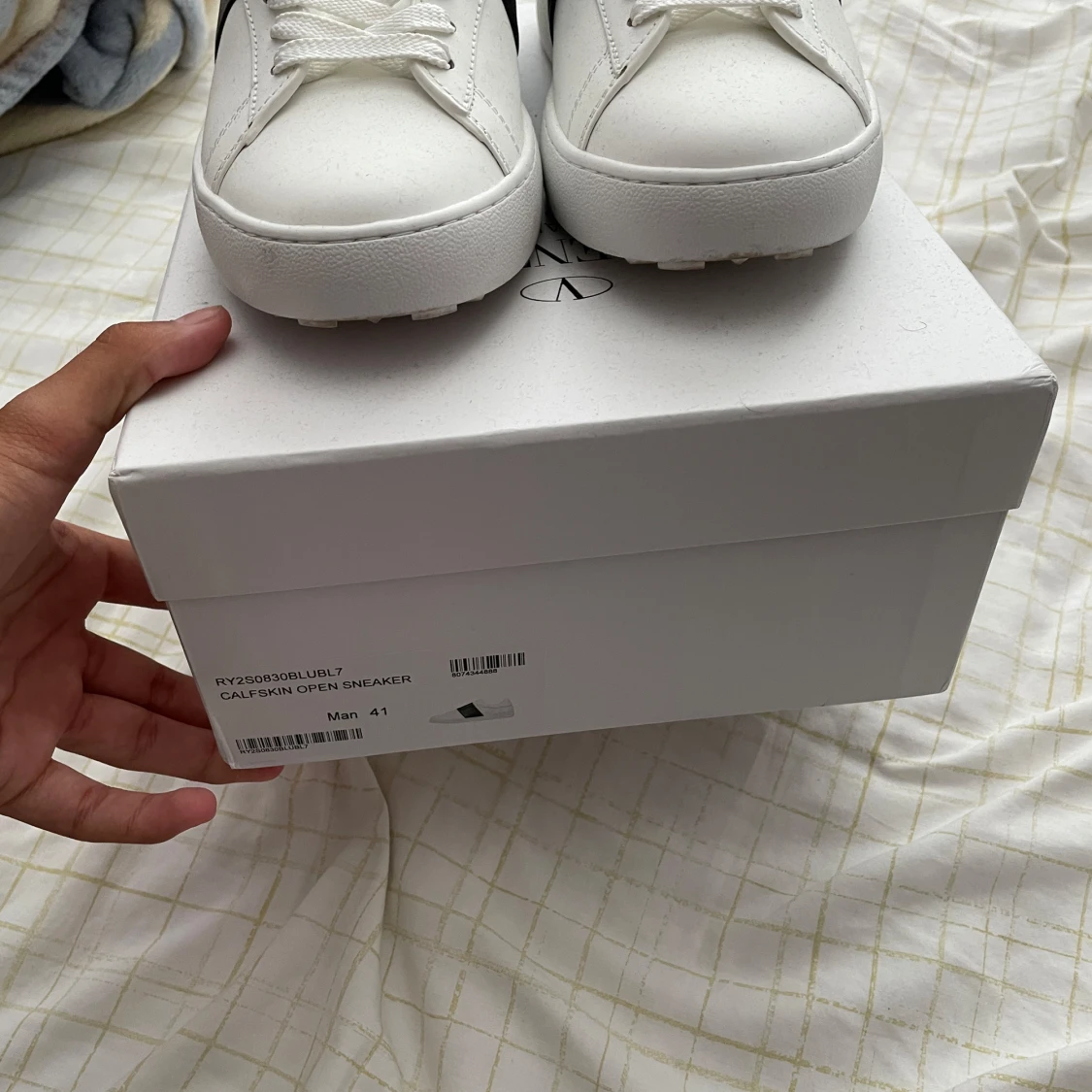 Valentino Garavani Open Sneakers vit/svart - 1