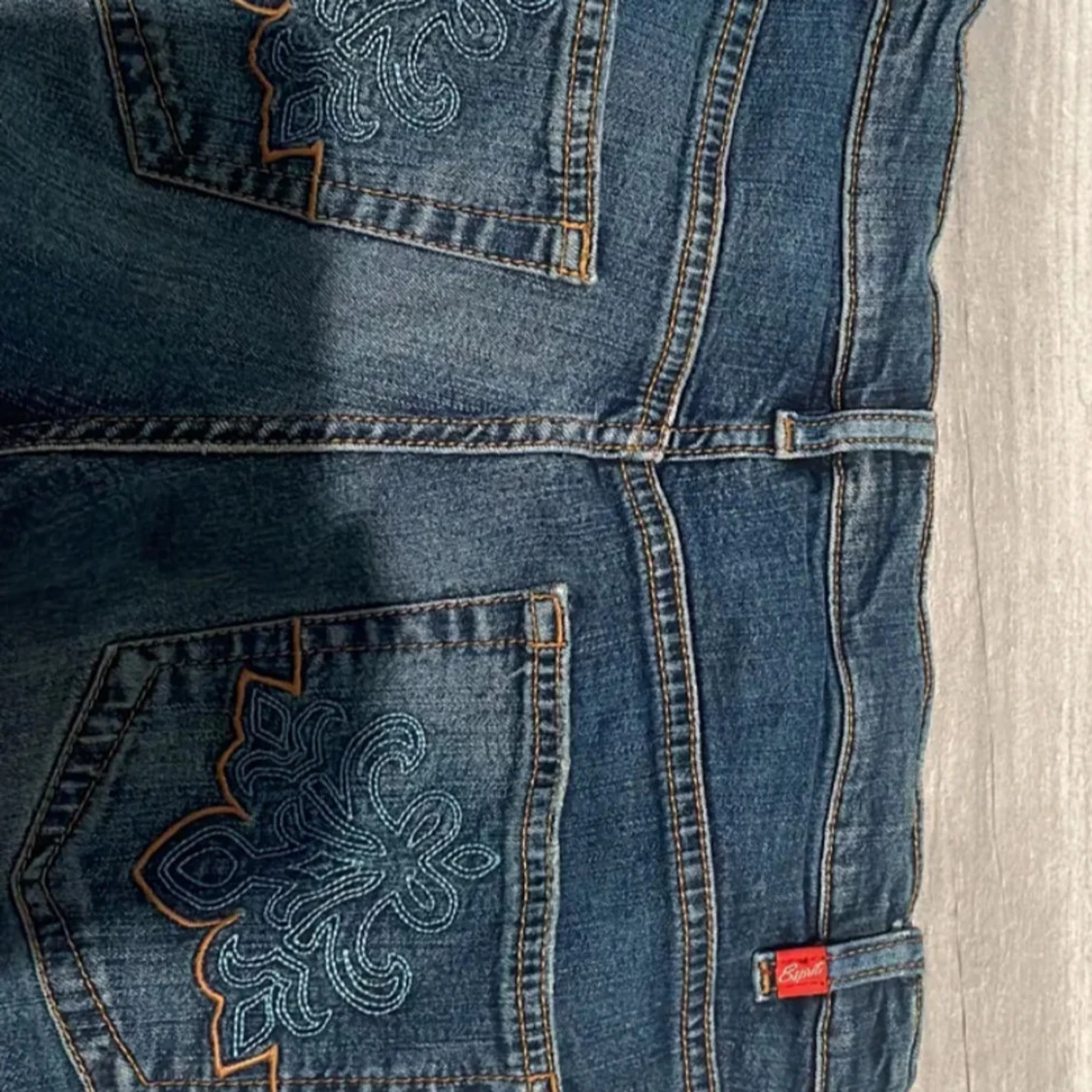 Blå bootcut jeans från Esprit - 4