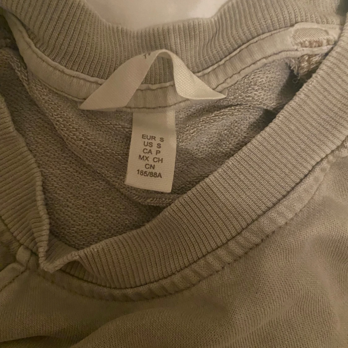 Beige sweatshirt från H&M, stl S - 2