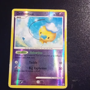 SH1 - shiny reverse holo drifloon  - Ett ganska coolt kort, använt.