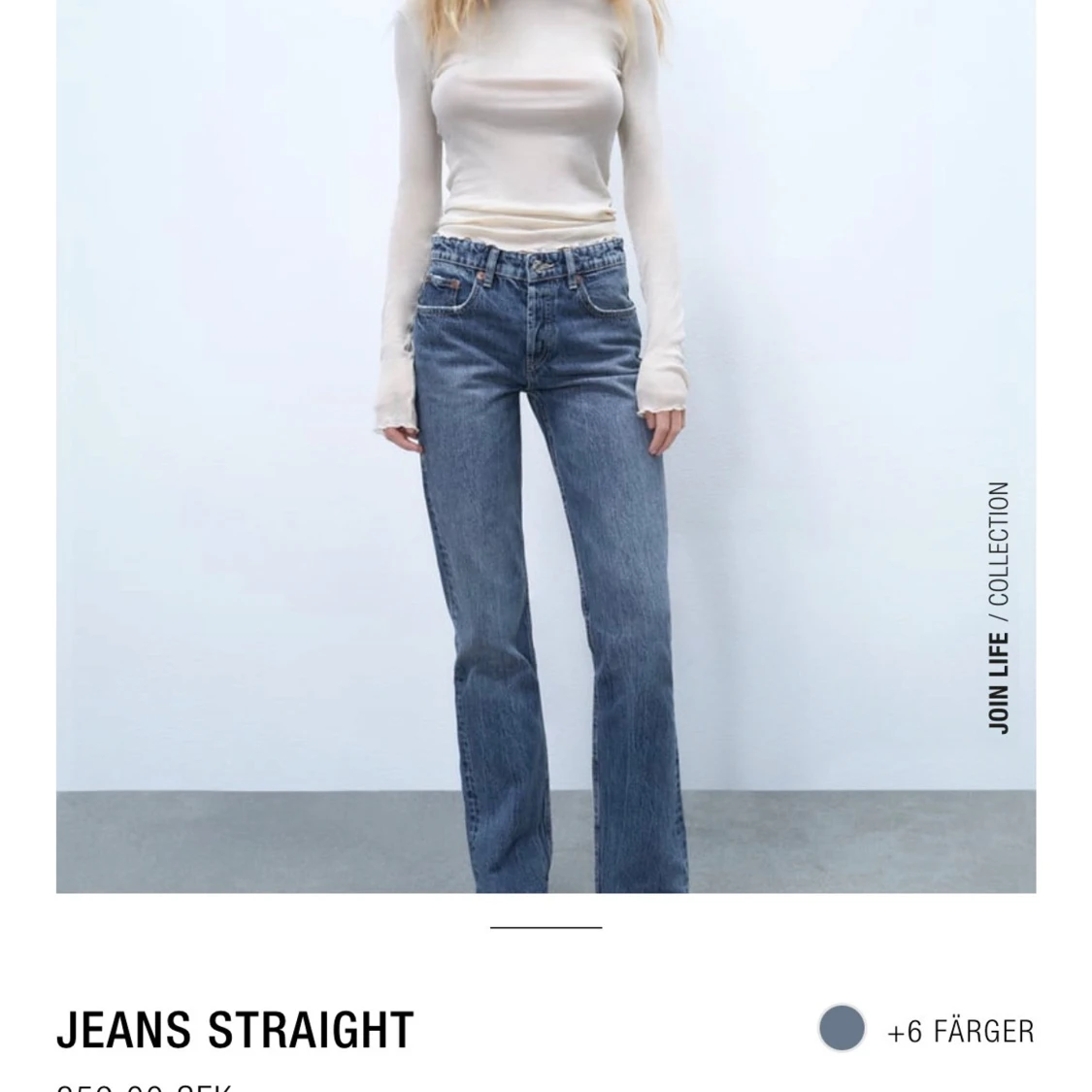 Blå raka jeans  - 2