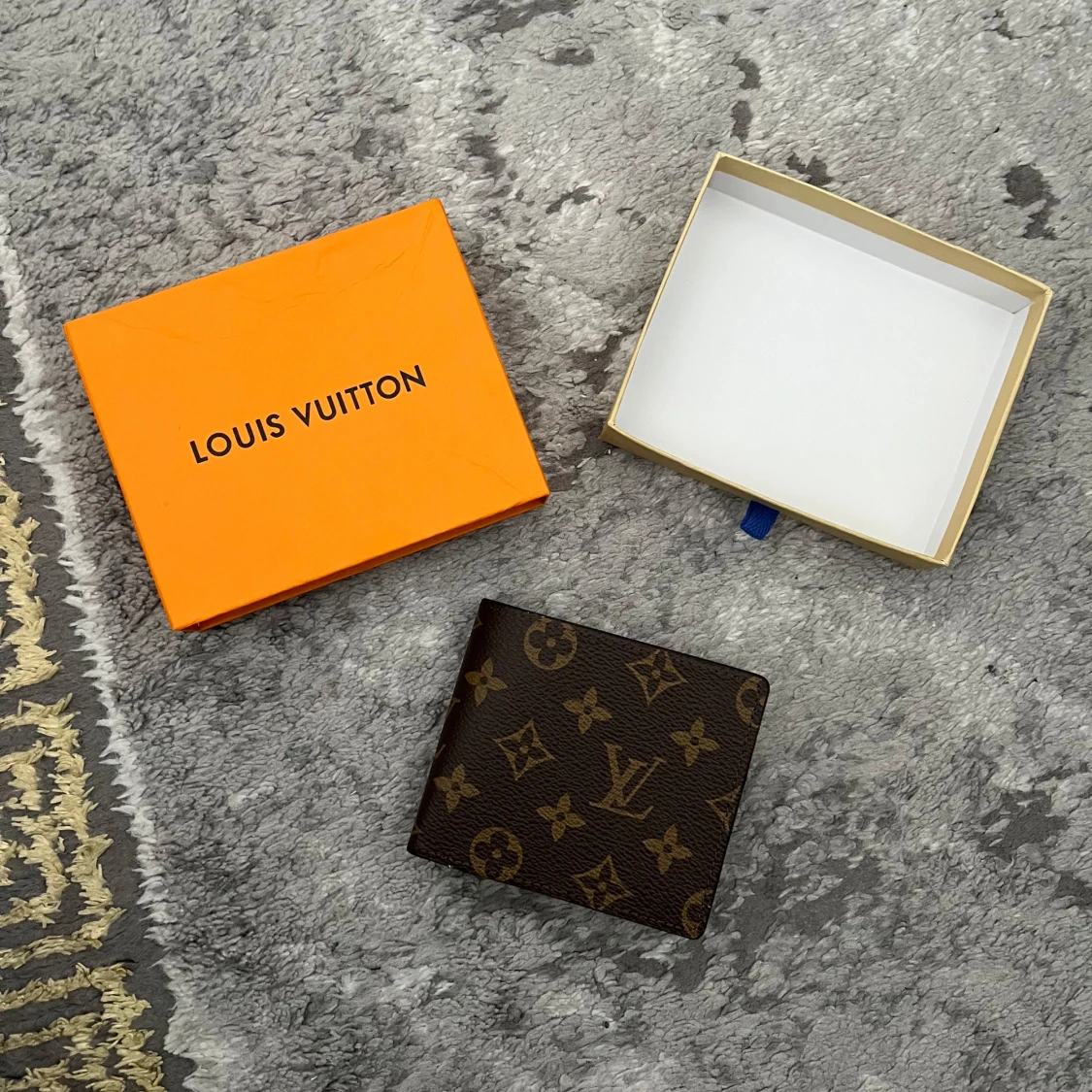 Louis Vuitton brun plånbok monogram - 2