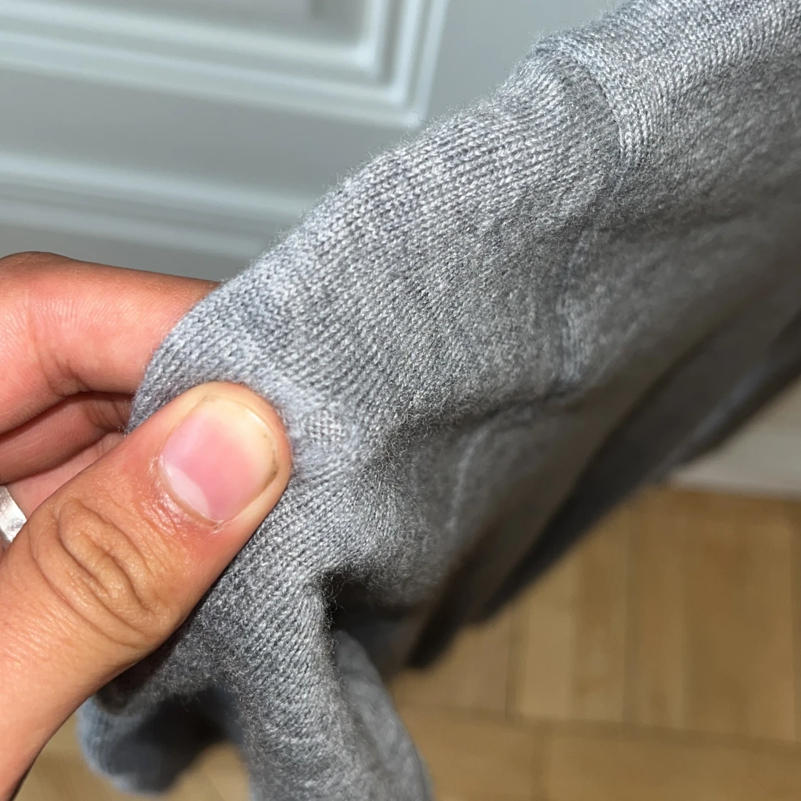 Grå stickad tröja från Morris - 3