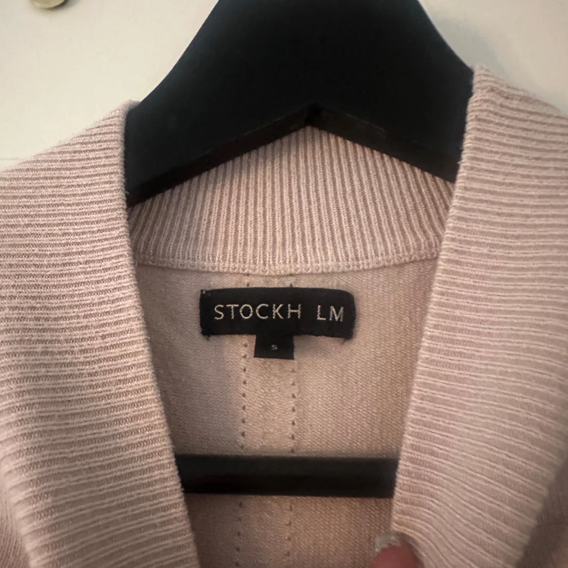 Rosa stickad topp från Stockh LM - 1