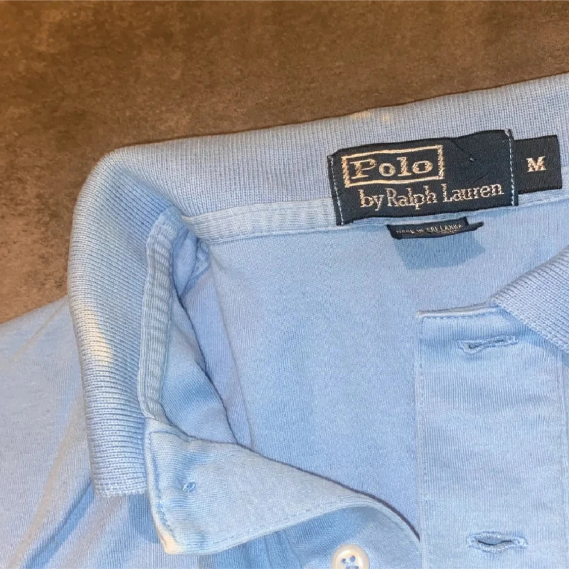 Ljusblå pikétröja från Ralph Lauren - 4