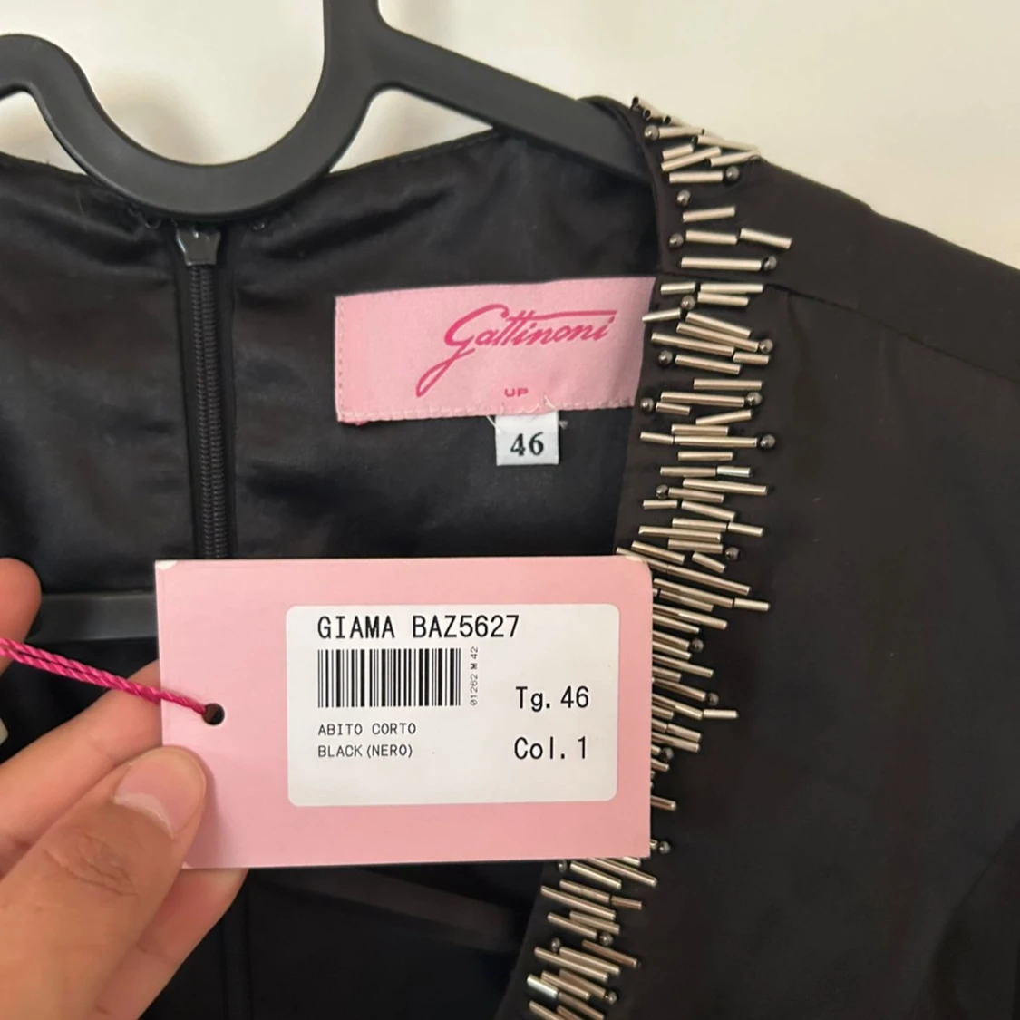 Svart kortklänning från Gattinoni - 1