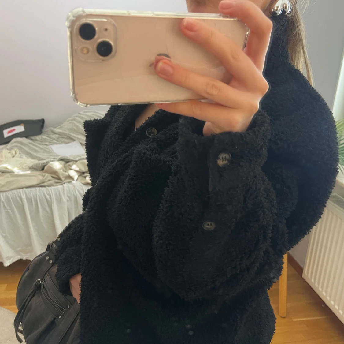 Svart teddyjacka 🧸💗 - 3