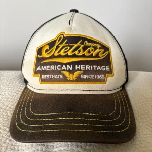 stetson keps - svart stetson keps, bra skick.