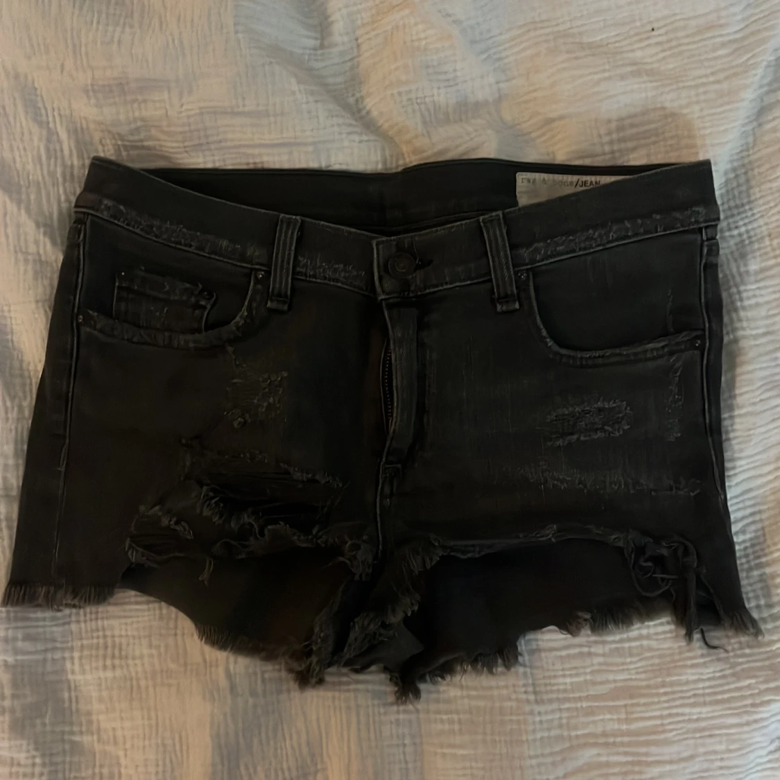 Svarta jeans shorts  - 1