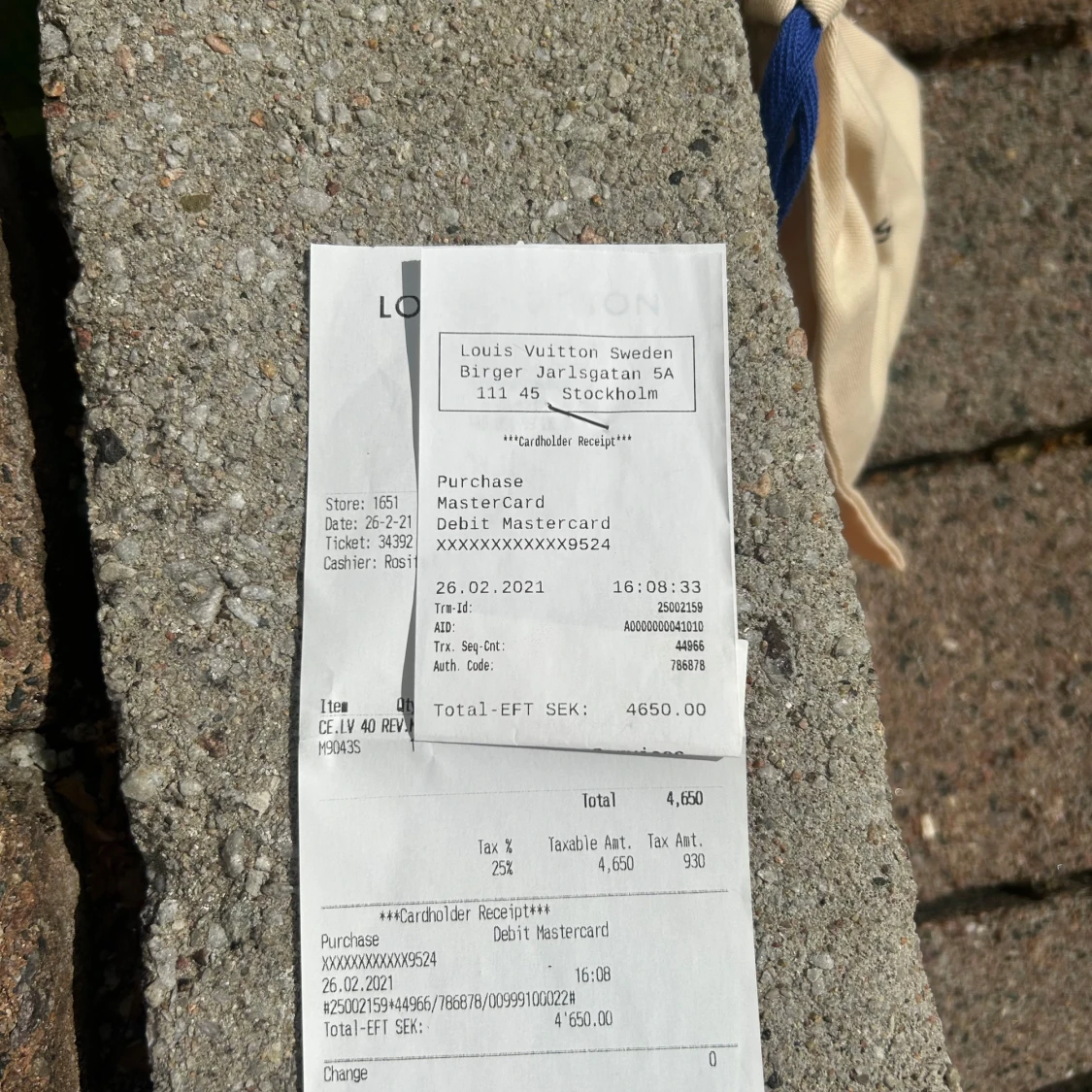 Louis Vuitton svart monogram skärp - 3